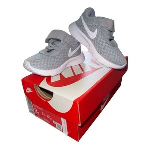 Nike Baby Gray and White Sneakers